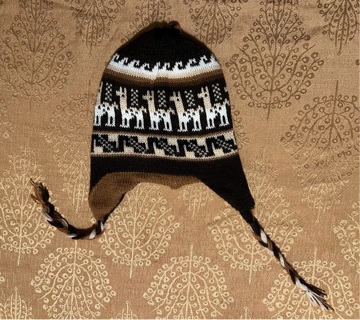 Warm Knit Reversible Peruvian Hat OSFM