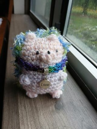 Hedgehog. New. Crocheted by Me