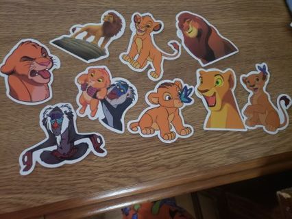 9 The Lion King new vinyl stickers