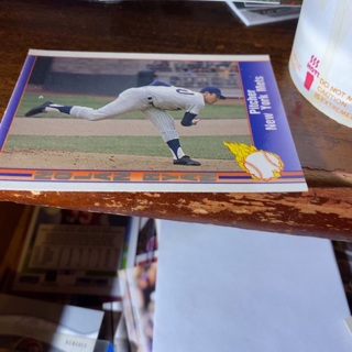 1991 pacific ryan express pitcher New York Mets nolan Ryan baseball card 