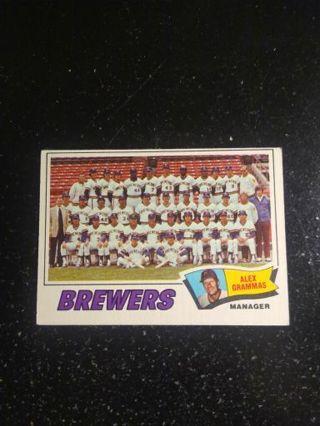 1977 Topps Milwaukee Brewers