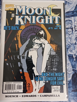 moon knight issue 1 of 4 marvel comics 