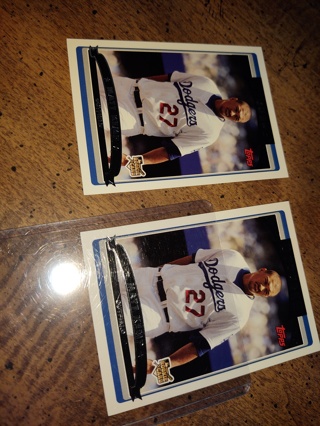 Two Card Lot baseball Matt Kemp both rookies 