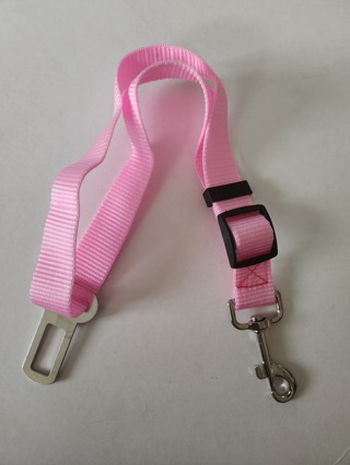 Dog Seatbelt/Leash - Pink