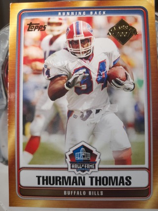 2007 Thurman Thomas Hall of Fame by Topps / Bills