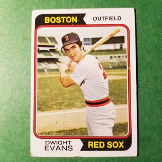 1974 - TOPPS BASEBALL CARD NO. 351 -  DWIGHT EVANS - RED SOX - NRMT+