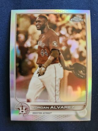 2022 Topps Chrome Sepia Refractor Yordan Alvarez