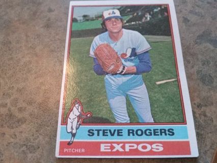 1976 TOPPS STEVE ROGERS MONTREAL EXPOS BASEBALL CARD# 71