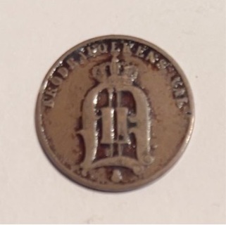 1884 Sweden 2 Ore Coin