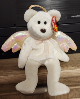 NEW - TY Beanie Baby Bear - "Halo"