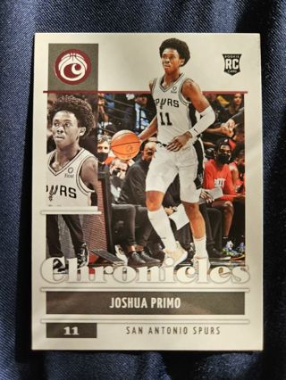 2021-22 Panini Chronicles Pink Rookie Joshua Primo