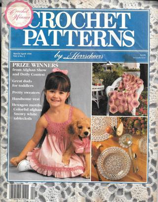 Crochet Patterns By Herrschners, Vol 4, No. 2; Mar/April 1990
