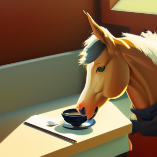 Listia Digital Collectible: Horse Drinking