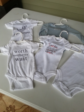 5 Baby onesies