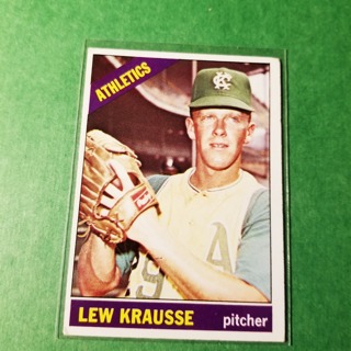 1966 - TOPPS BASEBALL CARD NO. 256 - LEW KRAUSSE - A'S