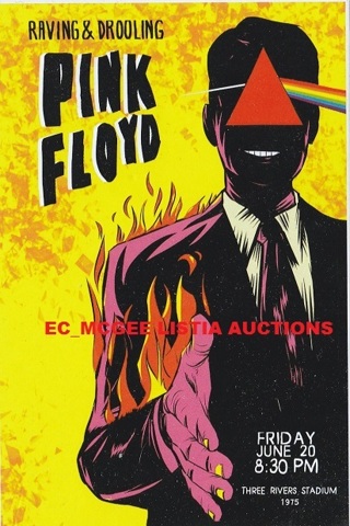 PINK FLOYD POSTCARD SIZE CLASSIC ROCK POSTER