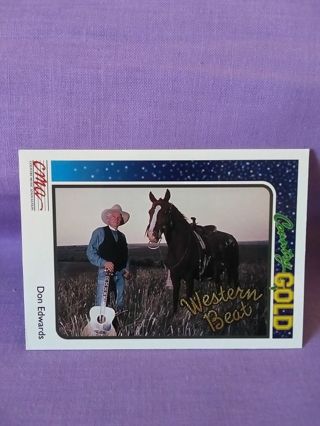 Country Gold Music Trading Card Don Edwards # 92