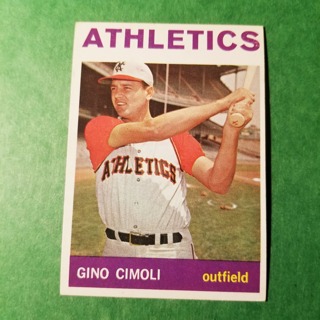 1964 - TOPPS BASEBALL CARD NO. 26 - GINO CIMOLI - A'S