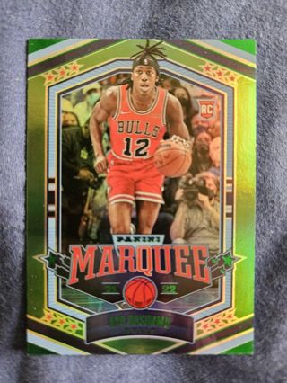 2021-22 Panini Chronicles Marquee Green Rookie Ayo Dosunmu