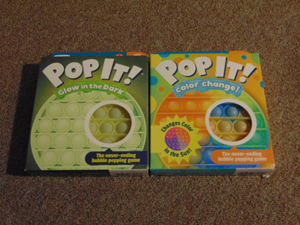 Glow in the Dark & Multi Colored POP IT FIDGET TOY 