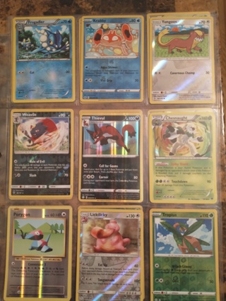 set of 9 pokemon cards free shipping