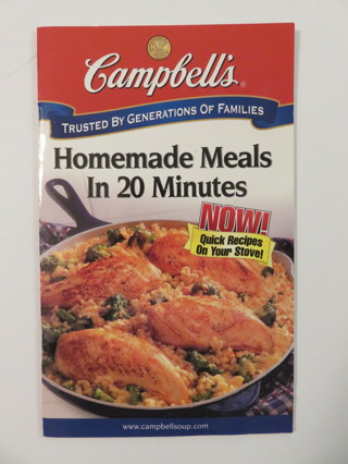 Homemade Meals in 20 Minutes Cookbook