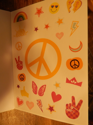 PEACE & LOVE Stickers!