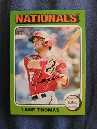 2024 Topps Heritage Short Print Lane Thomas