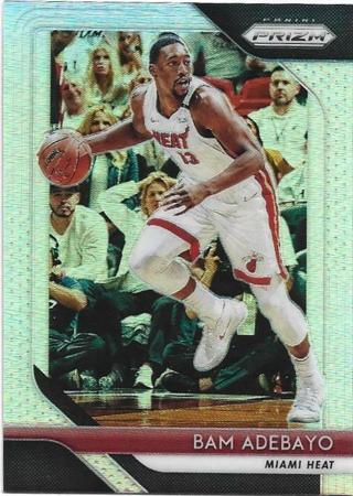 2018-19 PRIZM BAM ADEBAYO REFRACTOR CARD