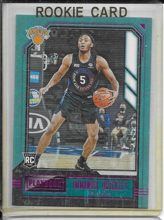 Immanuel Quickley 2020-21 Chronicles Playbook Pink #179