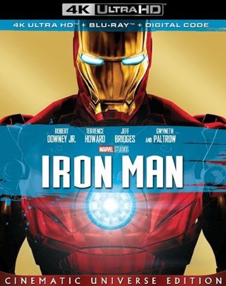 Iron Man (Digital 4K UHD Download Code Only) *Marvel Comics* *Robert Downey Jr.* *Jeff Bridges*