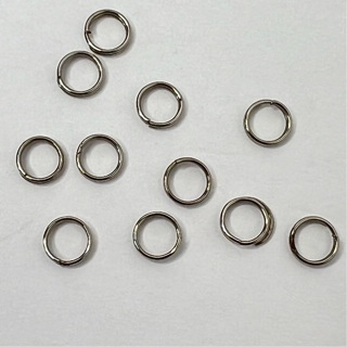 Silver 7mm Split Rings Jewelry Supply 