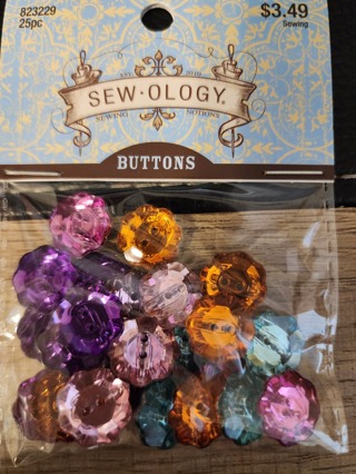 NEW - Sew-Ology - Buttons - 25 in package 