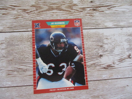 Pro Set NFL football trading card 1989 Jay Hilgenberg # 42