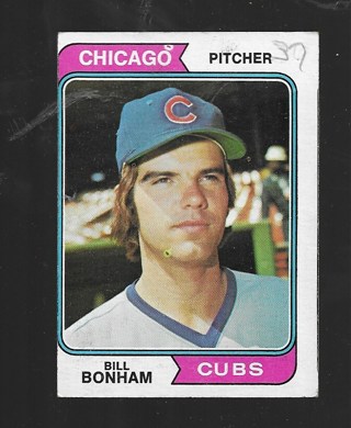 1974 TOPPS BILL BONHAM #528