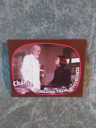 Charlie & The Chocolate Factory mini Trading Card