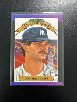 Don Mattingly 1989 Donruss Diamond Kings #26 Baseball Card
