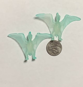 DINOSAURS~#13~LARGE~SET OF 2~GLOW IN THE DARK~FREE SHIPPING!