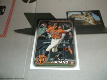 2024 Topps Series 1 Base    Marco Luciano   rookie  card  #  232  San Francisco Giants 
