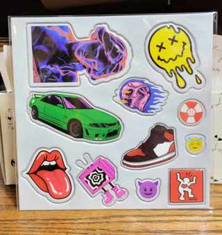 Vinyl Decal Sticker Sheet