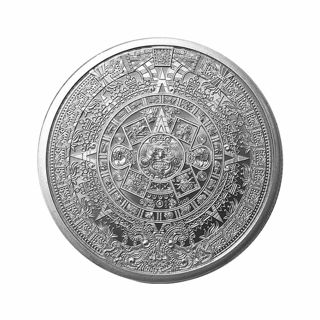 Golden State Mint Aztec Calendar 1 oz Silver Round GEM BU