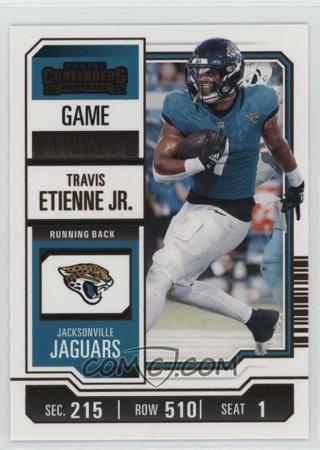 2023 Panini Contenders - [Base] - Bronze Game Ticket #47 - Travis Etienne Jr.