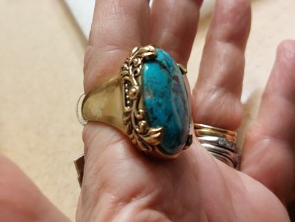 Barse Turquoise Ring Size 8 new