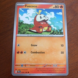 Pokemon card- Fuecoco