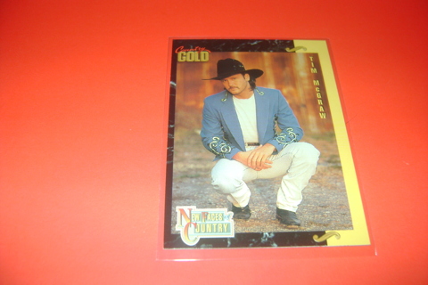 Tim McGraw Trading card Country Music