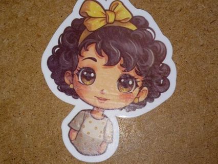 Adorable new one vinyl laptop sticker no refunds regular mail very nice quality