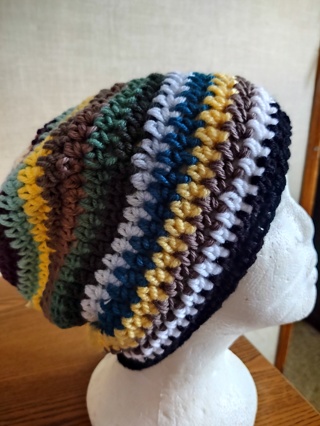 Hand Crocheted Slouch Hat 