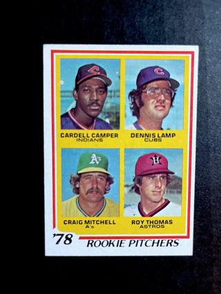 1978 Topps Baseball Rookie Pitchers MLB #711 **