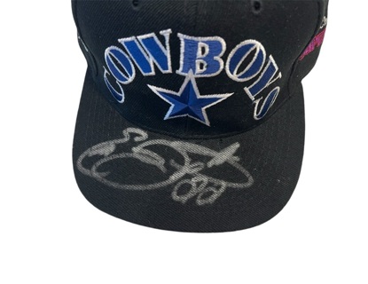 NFL Dallas Cowboys Autographed Hat by Emmitt Smith and Troy Aikman