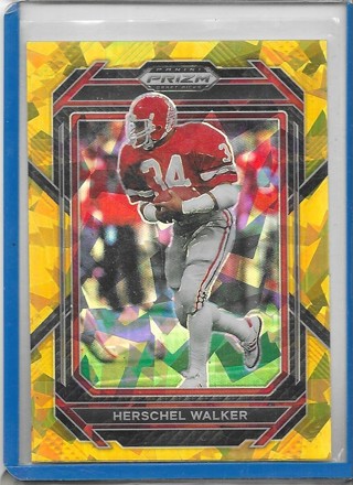 Herschel Walker 2023 Prizm Draft Prizms Gold Ice #43